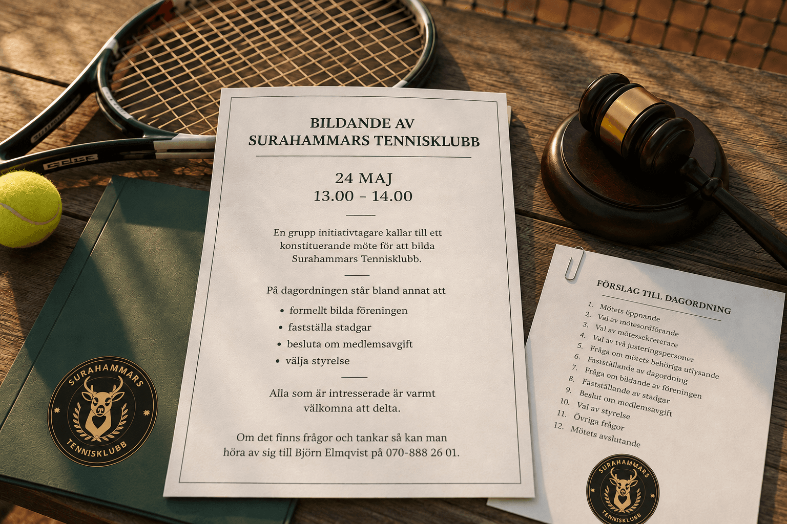 Surahammars Tennisklubb är grundad